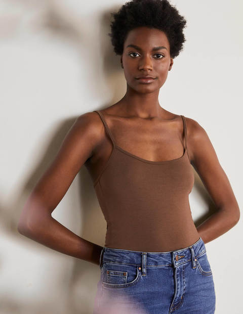 Plain Cami - Brown Plain Cami - Brown