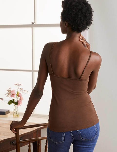 Plain Cami - Brown Plain Cami - Brown