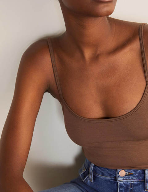 Plain Cami - Brown Plain Cami - Brown
