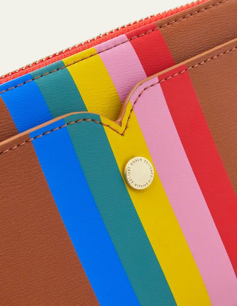 Wallet - Tan Multi Stripe Wallet - Tan Multi Stripe