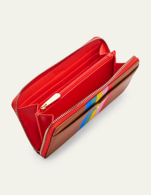 Wallet - Tan Multi Stripe Wallet - Tan Multi Stripe
