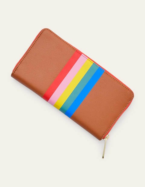 Wallet - Tan Multi Stripe Wallet - Tan Multi Stripe