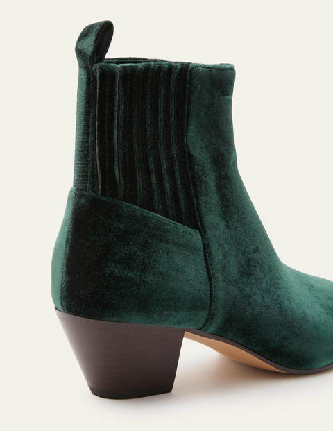 Bottines Western - Jardin à minuit violet Bottines Western - Jardin à minuit violet