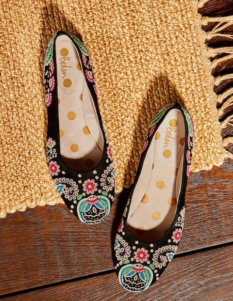 Ballerines ornementées - Noir multi Ballerines ornementées - Noir multi