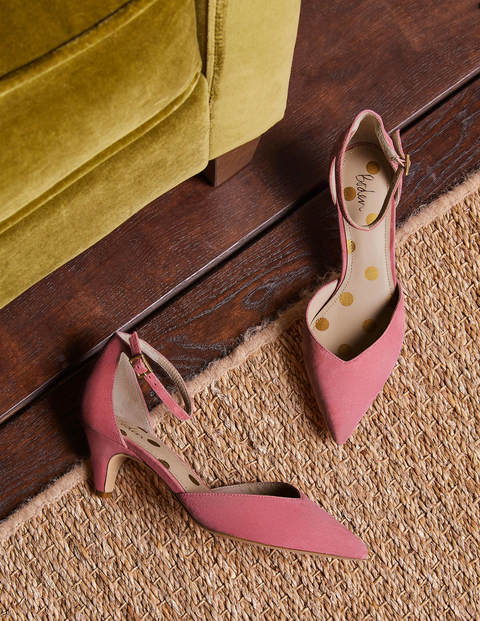 Ankle Strap Heels - Dusk Cloud Pink