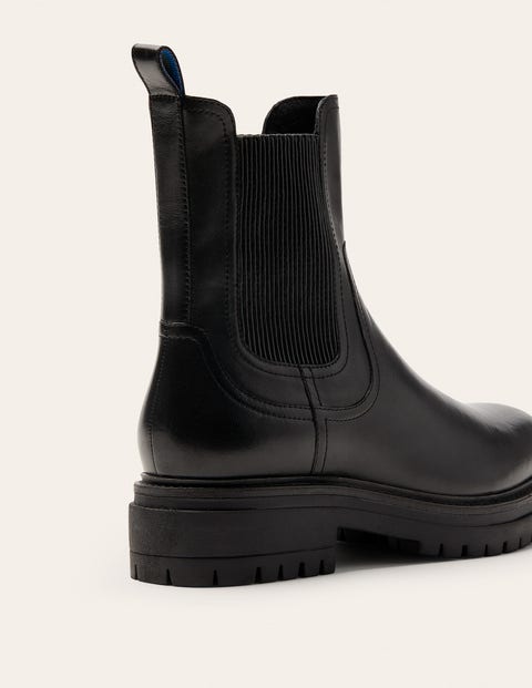 Robuste Chelsea-Boots - Schwarz Robuste Chelsea-Boots - Schwarz
