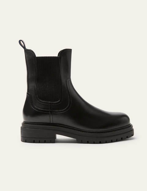 Robuste Chelsea-Boots - Schwarz Robuste Chelsea-Boots - Schwarz