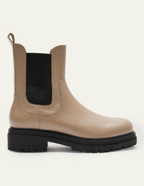Chunky Chelsea Boots - Irish Cream Chunky Chelsea Boots - Irish Cream