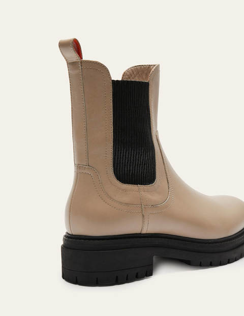 Chunky Chelsea Boots - Irish Cream Chunky Chelsea Boots - Irish Cream