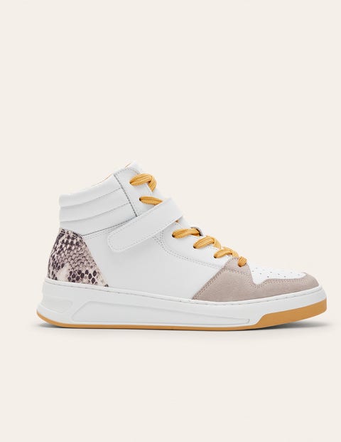 Baskets montantes Heather - Blanc/serpent Baskets montantes Heather - Blanc/serpent