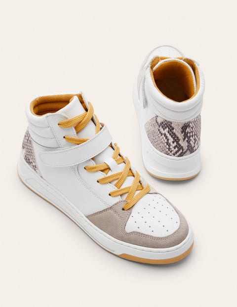 Baskets montantes Heather - Blanc/serpent Baskets montantes Heather - Blanc/serpent