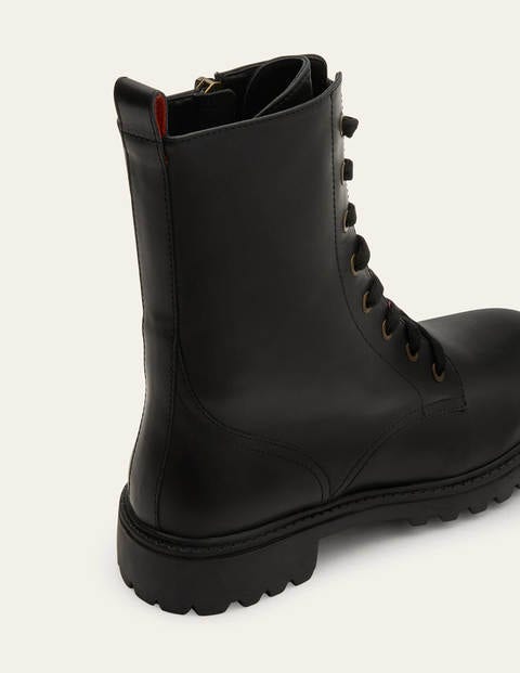 Lace-up Boots - Black Lace-up Boots - Black