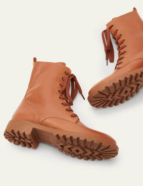 Lace-up Boots - Tan Lace-up Boots - Tan