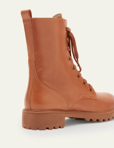 Lace-up Boots - Tan Lace-up Boots - Tan
