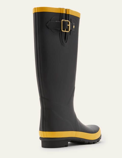 Wellington Boots - Black/Honey Gold Wellington Boots - Black/Honey Gold