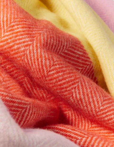 Woven Wool Scarf - Multi Stripe Woven Wool Scarf - Multi Stripe