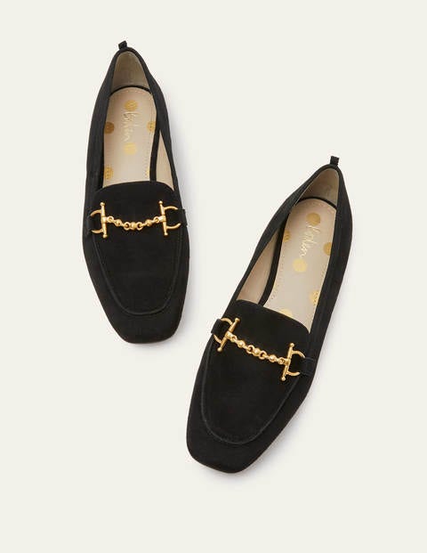 Snaffle Loafers - Black Suede Snaffle Loafers - Black Suede