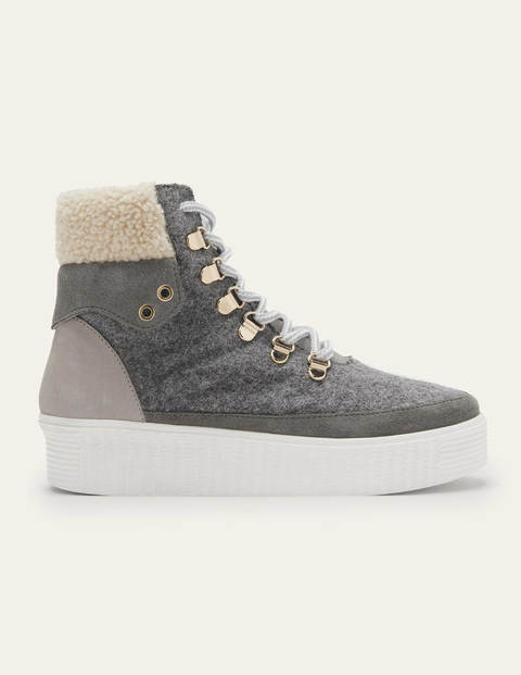 Laura Trend Hiking Boots - Grey Marl