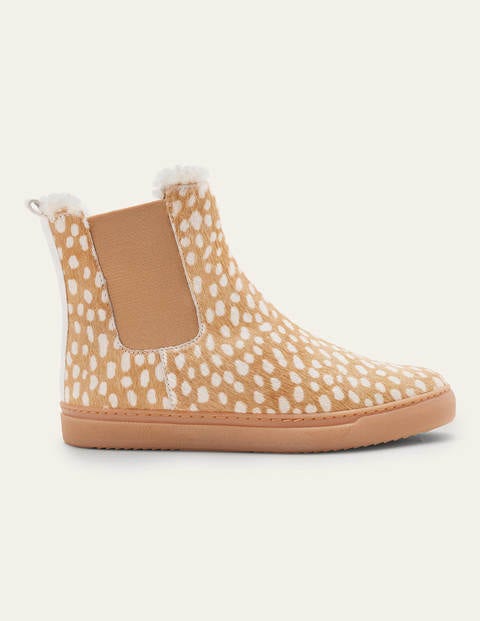 Shearling Chelsea Boots - Deer Shearling Chelsea Boots - Deer