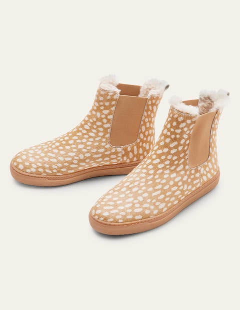 Shearling Chelsea Boots - Deer Shearling Chelsea Boots - Deer
