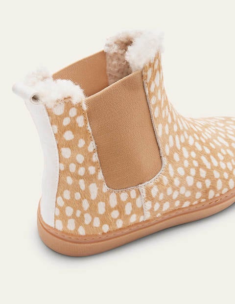 Shearling Chelsea Boots - Deer Shearling Chelsea Boots - Deer