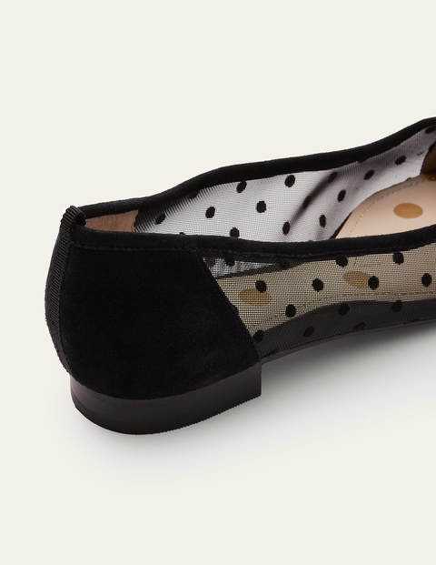 Mesh Detail Ballerina - Black Mesh Detail Ballerina - Black