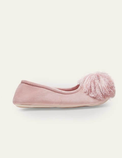 Pompom Slippers - Milkshake Pompom Slippers - Milkshake