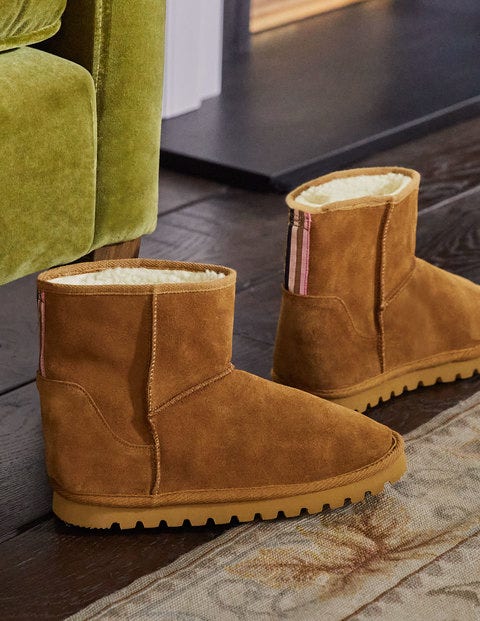 Borg Lined Boots - Tan Borg Lined Boots - Tan