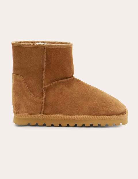 Borg Lined Boots - Tan Borg Lined Boots - Tan