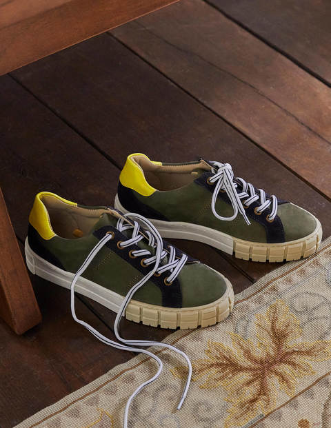 Pippa Layered Sole Sneakers - Alder/Navy Pippa Layered Sole Sneakers - Alder/Navy