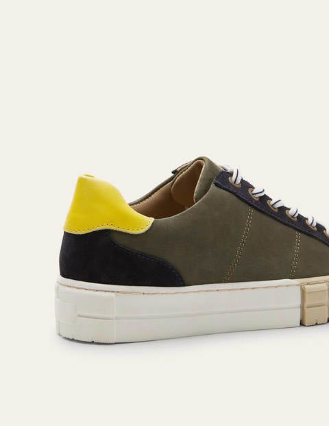Pippa Layered Sole Sneakers - Alder/Navy Pippa Layered Sole Sneakers - Alder/Navy
