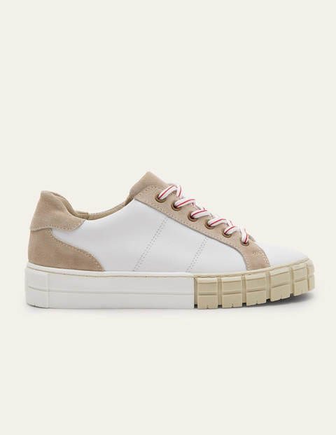 Pippa Layered Sole Sneakers - White Pippa Layered Sole Sneakers - White