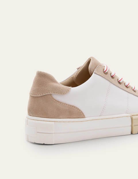 Pippa Layered Sole Sneakers - White Pippa Layered Sole Sneakers - White