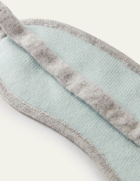 Cashmere Eye Mask - Grey Marl/Fresh Water Cashmere Eye Mask - Grey Marl/Fresh Water