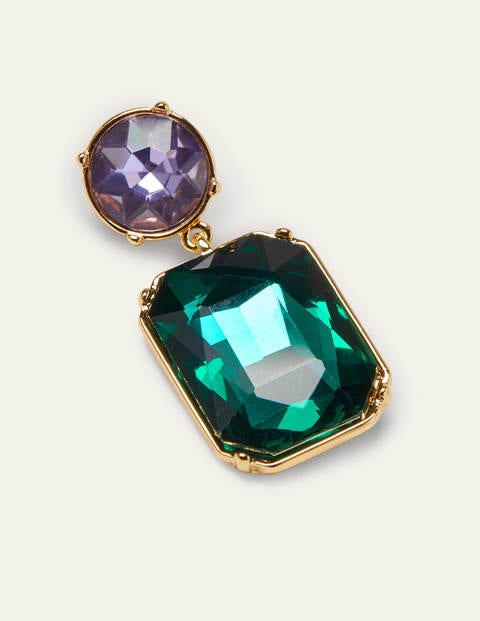 Jewelled Drop Earrings - Midnight Garden Jewelled Drop Earrings - Midnight Garden