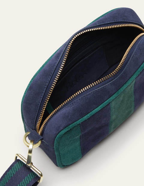 Umhängetasche aus Leder - Navy Umhängetasche aus Leder - Navy