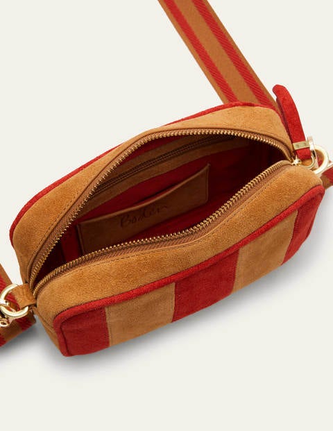 Umhängetasche aus Leder - Hellbraun Umhängetasche aus Leder - Hellbraun