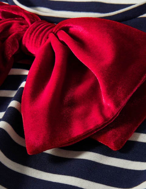 Imogen Breton - Navy/ Ivory Red Bow Imogen Breton - Navy/ Ivory Red Bow