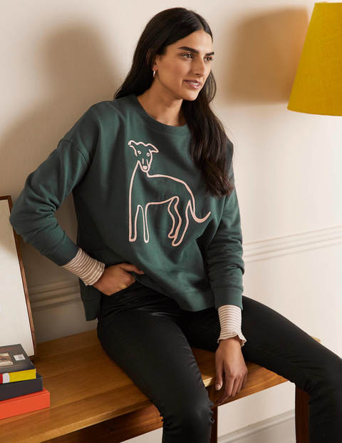 Jasmine Sweatshirt - Midnight Garden Jasmine Sweatshirt - Midnight Garden