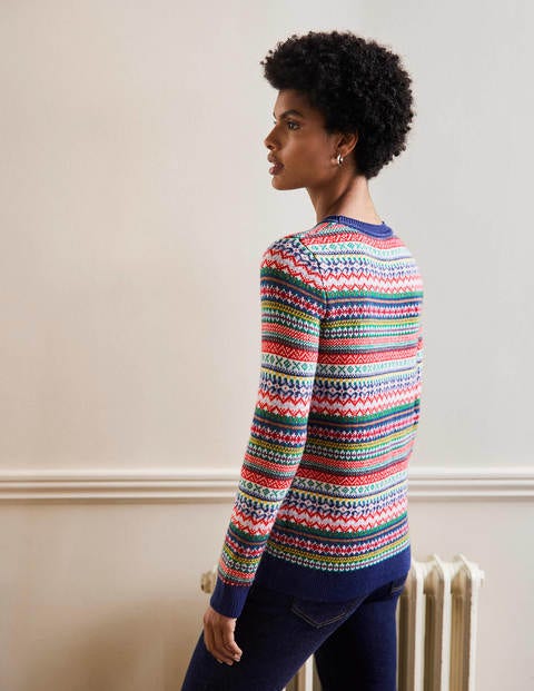 Weihnachtlicher Pullover - Bunt/Navy, Rudolph Weihnachtlicher Pullover - Bunt/Navy, Rudolph