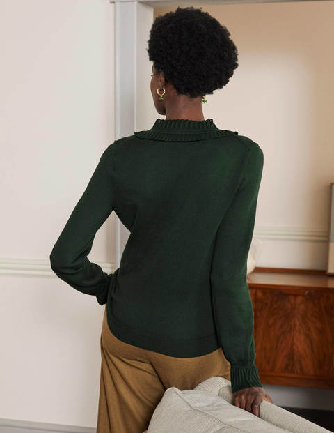 Frederica Pointelle Cardigan - Midnight Garden Frederica Pointelle Cardigan - Midnight Garden