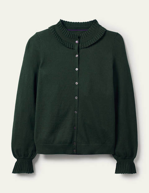 Frederica Pointelle Cardigan - Midnight Garden Frederica Pointelle Cardigan - Midnight Garden