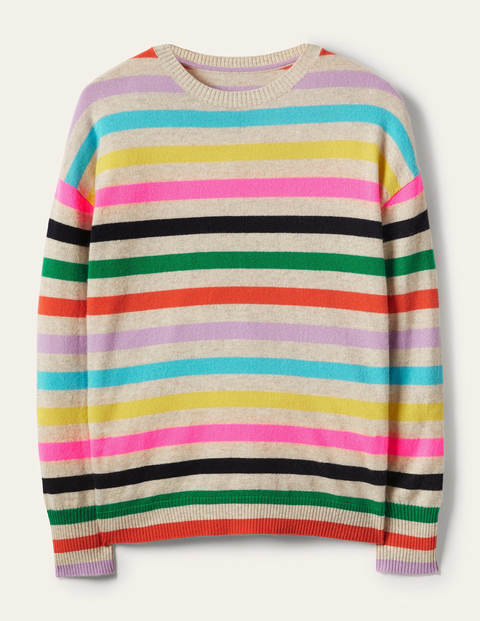 Pull Kesteven en cachemire - Rayé prisme Pull Kesteven en cachemire - Rayé prisme