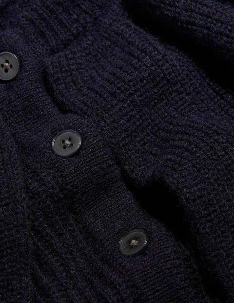 Fluffy Frill Collar Jumper - Navy Fluffy Frill Collar Jumper - Navy
