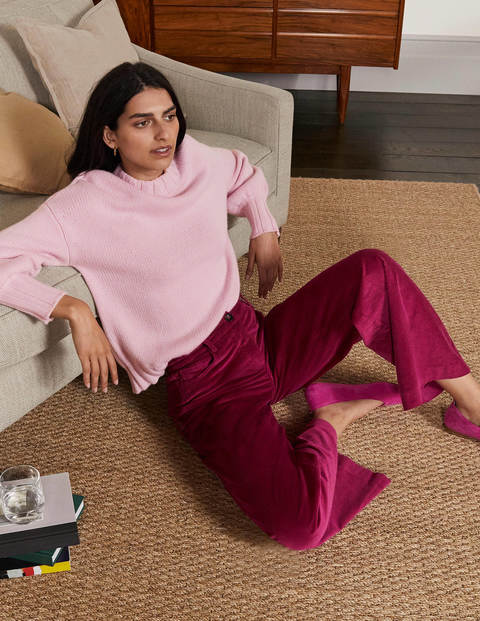 Diana Chunky Cashmere Jumper - Pink Diamond Diana Chunky Cashmere Jumper - Pink Diamond