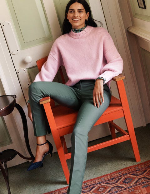 Diana Chunky Cashmere Jumper - Pink Diamond Diana Chunky Cashmere Jumper - Pink Diamond
