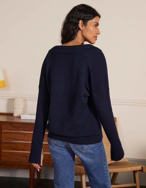 Cathryn Kaschmirpullover - Saphirblau Cathryn Kaschmirpullover - Saphirblau