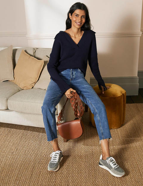 Cathryn Kaschmirpullover - Saphirblau Cathryn Kaschmirpullover - Saphirblau