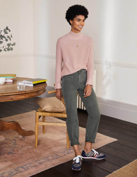 Mia Ribbed High Neck Sweater - Milkshake Mia Ribbed High Neck Sweater - Milkshake