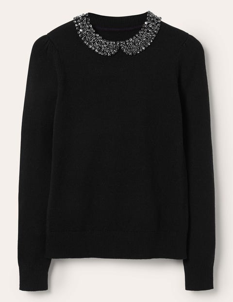 Felicity Verzierter Pullover - Schwarz Felicity Verzierter Pullover - Schwarz